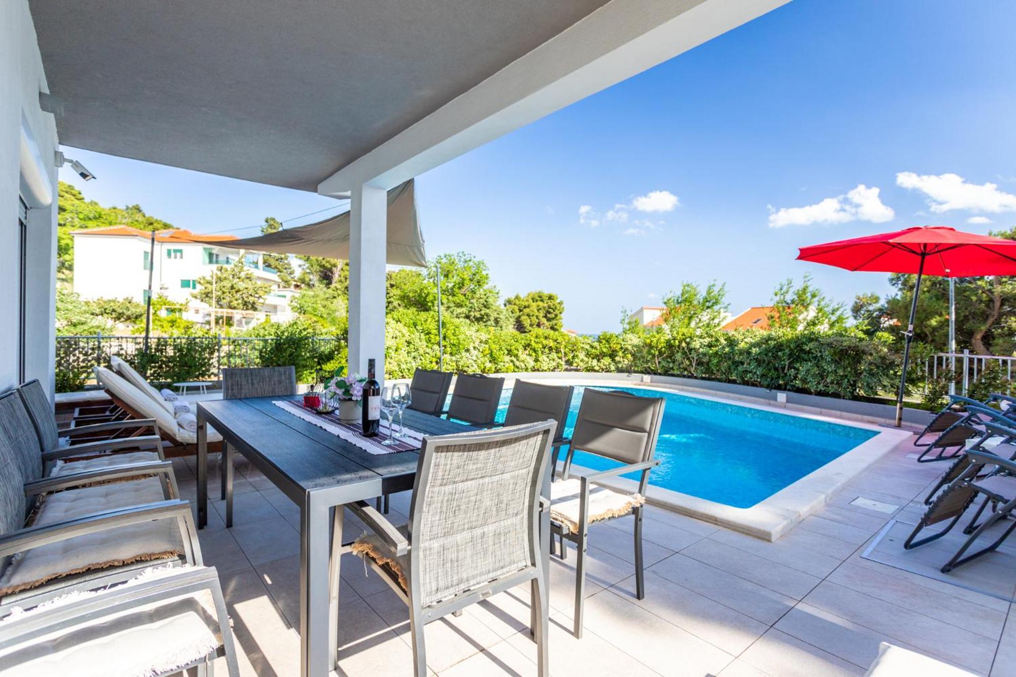 Magnificent Villa With Pool, Hot Tub, Sea View, Sauna Mimice Eksteriør billede